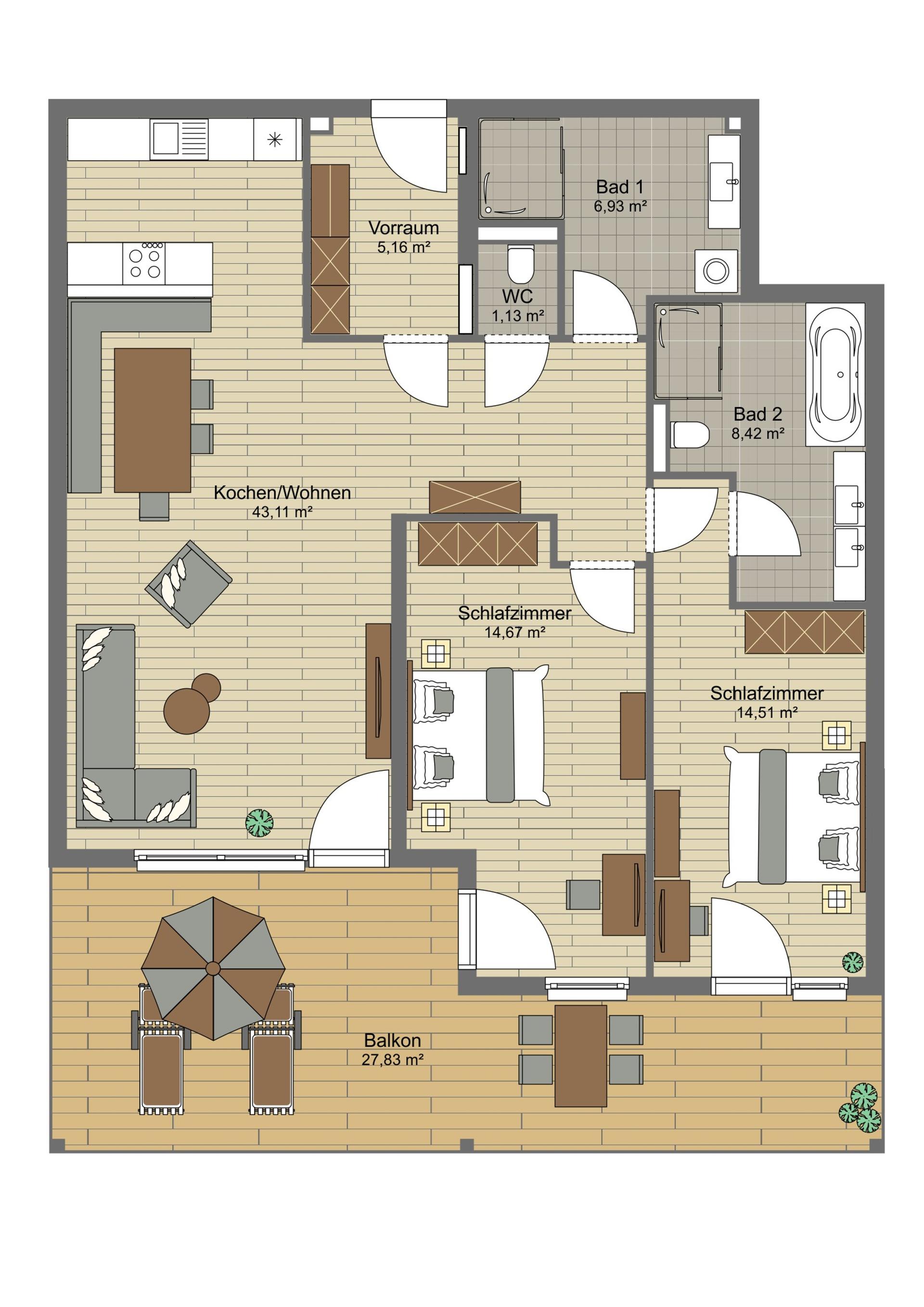 Das Förstereck - Appartement Top 3